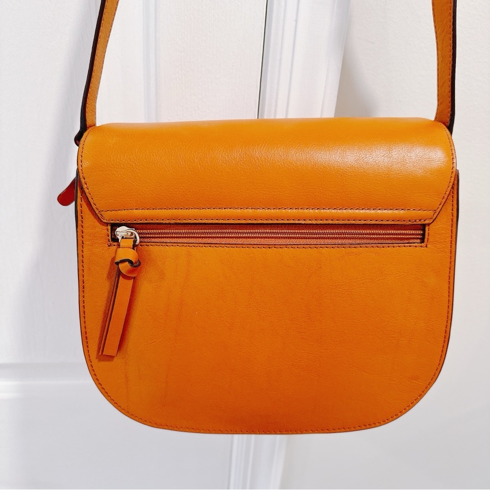 LO & SONS Claremont Camera Bag Handbag in Sienna Full Grain Leather - Picture 4 of 10